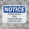 Signmission Please Do Not Feed Horses Are On A Medical Diet, 14 in W x Rectangle, Plastic OS-2PACK-NS-P-1014-L-17376 - alternate 7